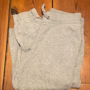Gray joggers